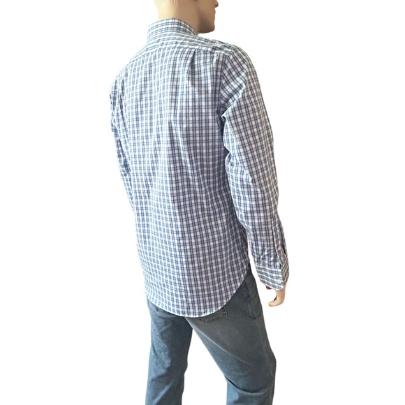 J Crew Performance Slim Fit Shirt Dress Re-imagined Long Sleeve Windowpane Plaid - Picture 9 of 14